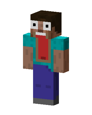 Screaming Steve Minecraft skin