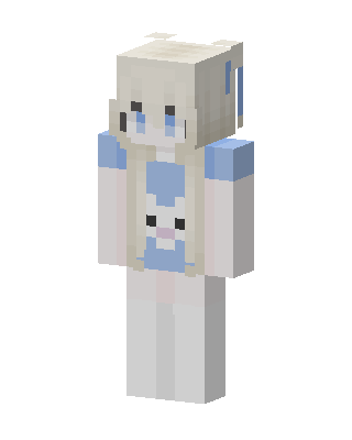 Bunny Pastel skin, 3D preview