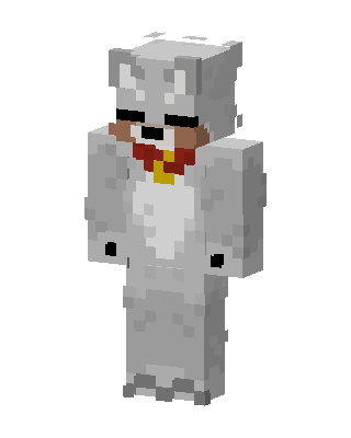 Gray Animal skin, 3D preview