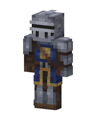Solaire Knight skin, 3D preview