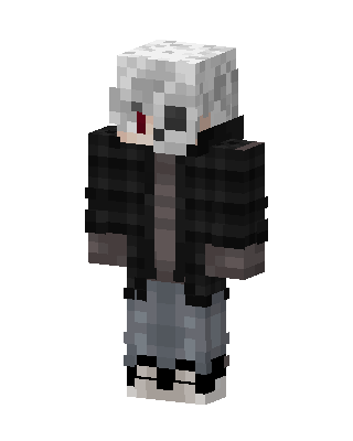 Gray Skeleton skin, 3D preview