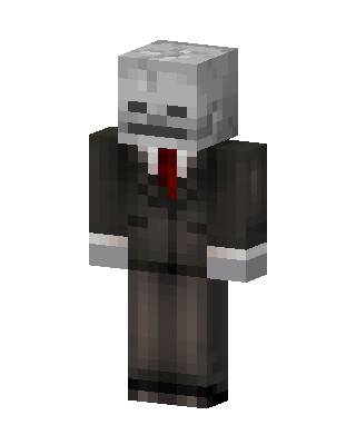 Skeleton In Suit Minecraft skin