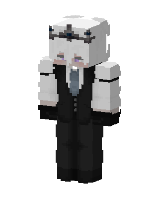 White Suit skin, 3D preview