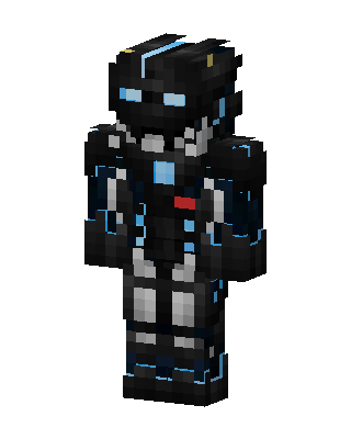 Neon Armor Minecraft skin