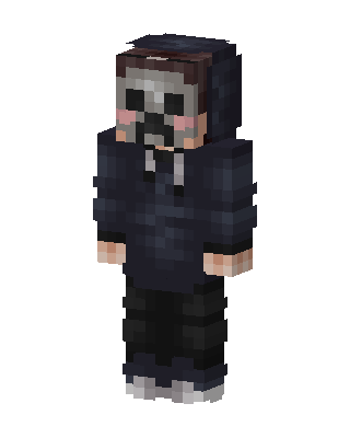 Ghostface Hoodie skin, 3D preview
