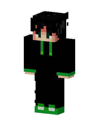 Black Suit Boy Minecraft goth skin