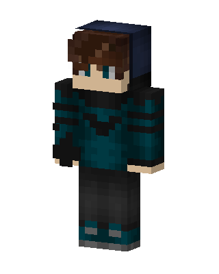 Teal Player Boy Minecraft skin