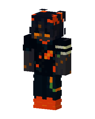 Magma Wraith skin, 3D preview