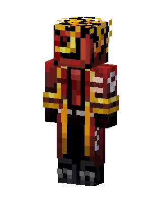 Lava Pirate skin, 3D preview