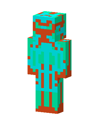 Oxidized Armor skin, 3D preview
