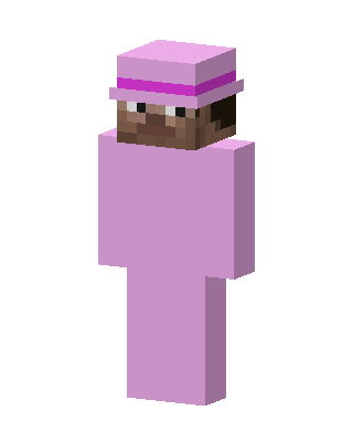 Pink Cutie Girl skin, 3D preview