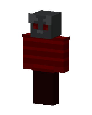 Red Mob skin, 3D preview