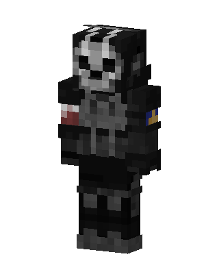Black Knight Boy skin, 3D preview