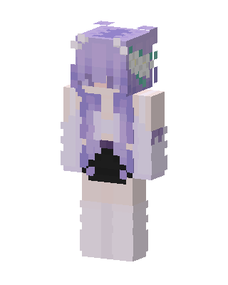 Purple Hero Girl Minecraft skin