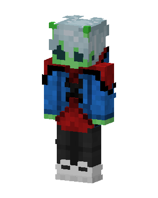 Slime Hoodie skin, 3D preview