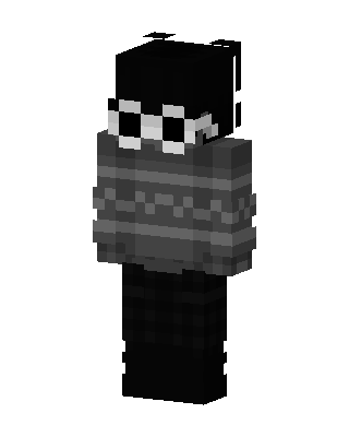 Goggles Sweater Boy skin, 3D preview