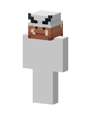 Cow Hoodie skin, 3D preview