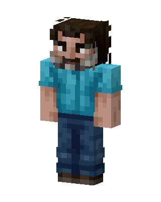 Bearded Wanderer skin, 3D preview