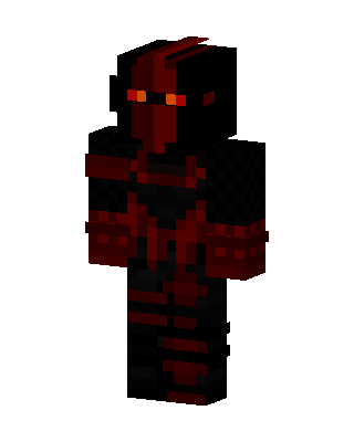 Crimson Knight skin, 3D preview