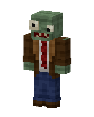 Basic Zombie skin, 3D preview