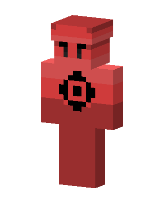 Red Target skin, 3D preview