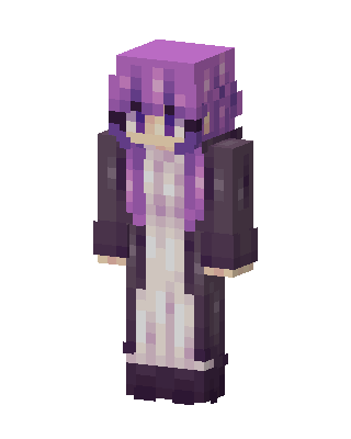 Violet Robe skin, 3D preview