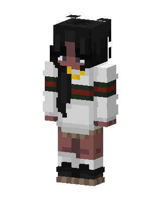 Striped Sweater Girl Minecraft skin