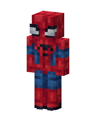 Spider-Man skin, 3D preview