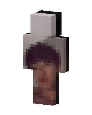 Pixel Portrait skin, 3D preview