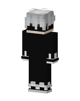 Black Ninja Boy skin, 3D preview