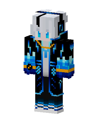 Frost Sound Mage skin, 3D preview