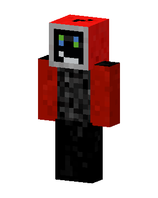 Red Hood Robot skin, 3D preview