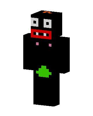 Black Villain Minecraft mob skin