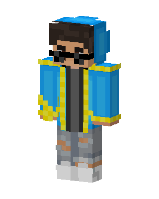Blue Hoodie Kid Minecraft skin