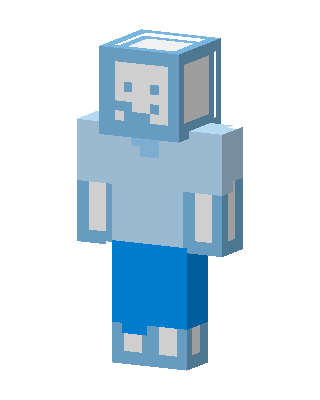 Ice Cube Robot skin, 3D preview