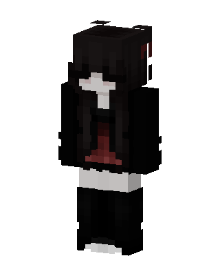 Gothic Girl skin, 3D preview