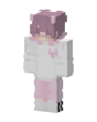 Pink Bear Hoodie Minecraft cute skin