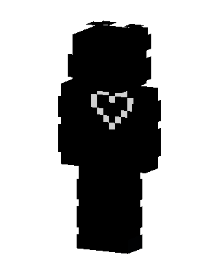 Black Goth Minecraft skin