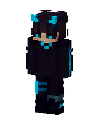 Neon Cat Hoodie Minecraft skin