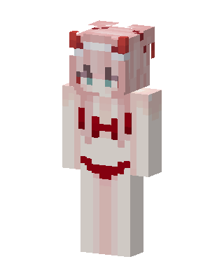 Zero Two skin, 3D preview