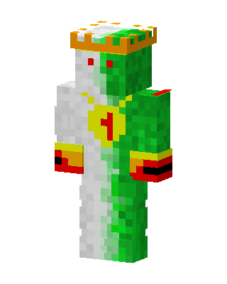 Green Royal skin, 3D preview