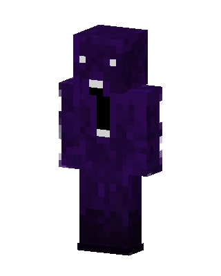 Purple Villain skin, 3D preview