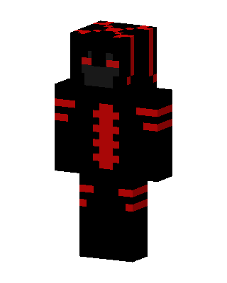 Black Hero Boy skin, 3D preview