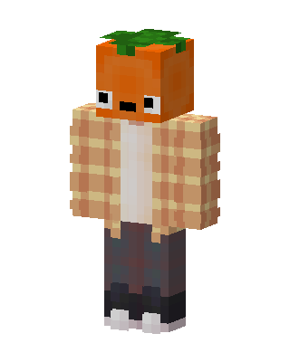 Orange Holiday Minecraft skin