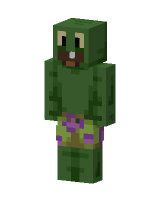 Cactus Buddy skin, 3D preview