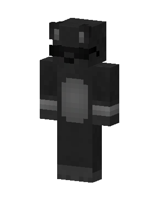 Raccoon Onesie skin, 3D preview