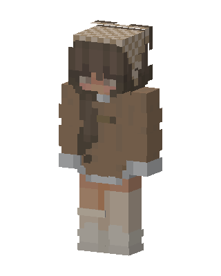 Cozy Bandana Girl skin, 3D preview