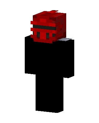 Red Visor skin, 3D preview