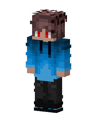 Red Eyed Hoodie skin, 3D preview