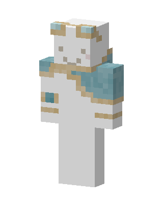Royal Snow Bunny Minecraft skin